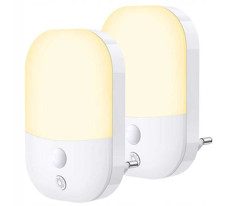 Lampka nocna Suright Z Czujnikiem Regulacja Jasności Zestaw 2 Sztuki