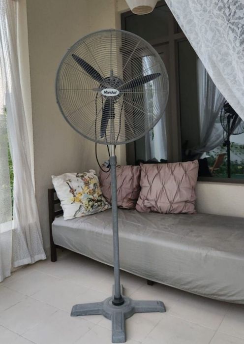 Ventoinha de pé industrial Marshal muito potente 1350RPM ferro fundido