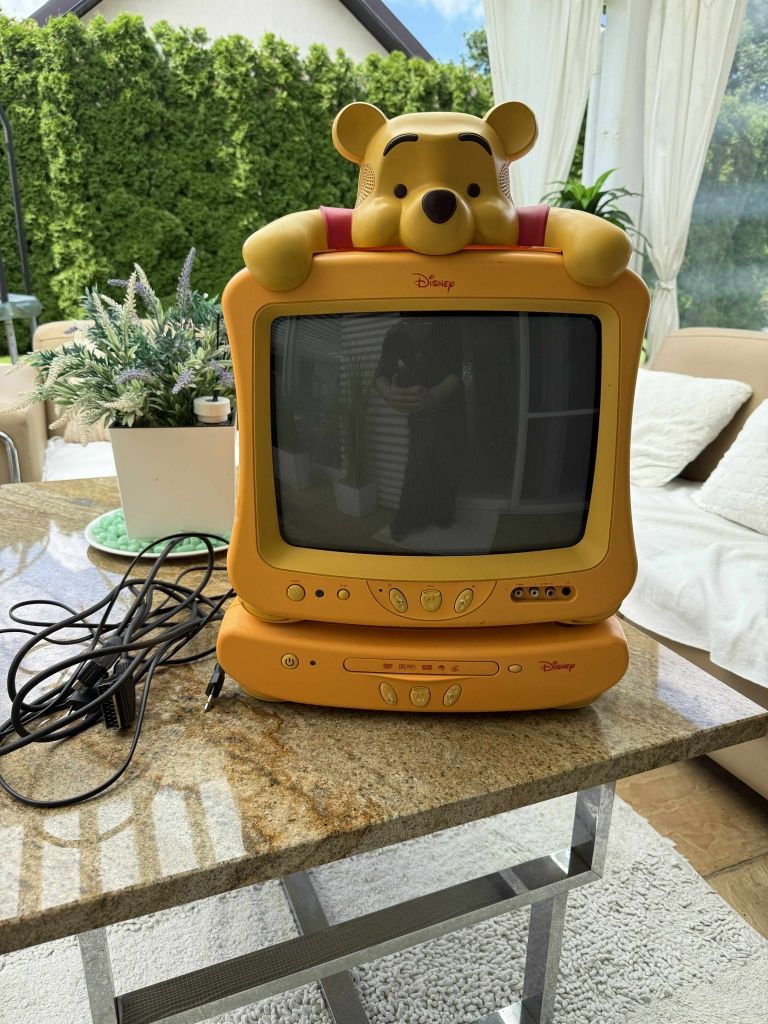 Telewizor + DVD Kubuś Puchatek Disney CRT 13 Cali