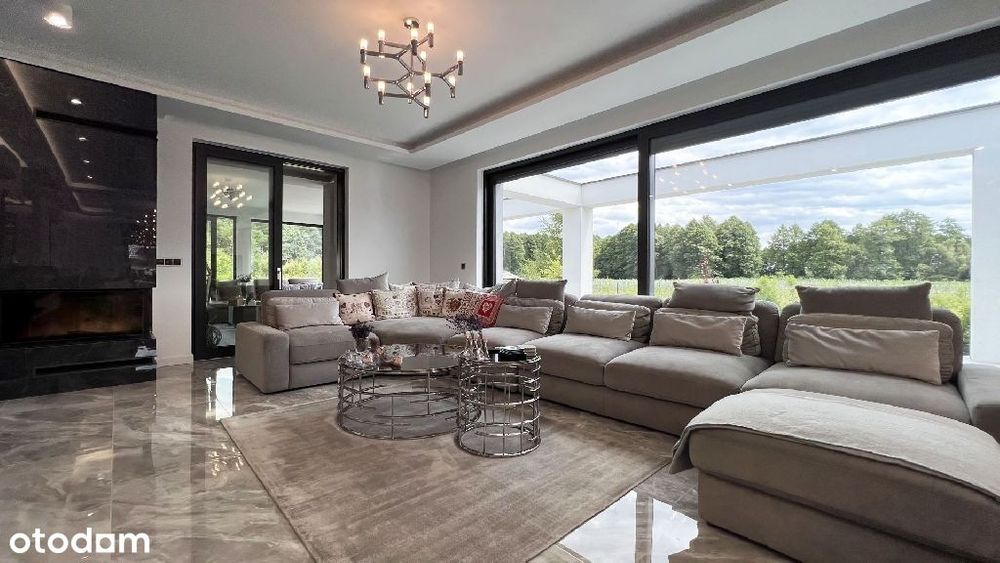 Nowoczesny komfortowy parterowy dom pod Toruniem