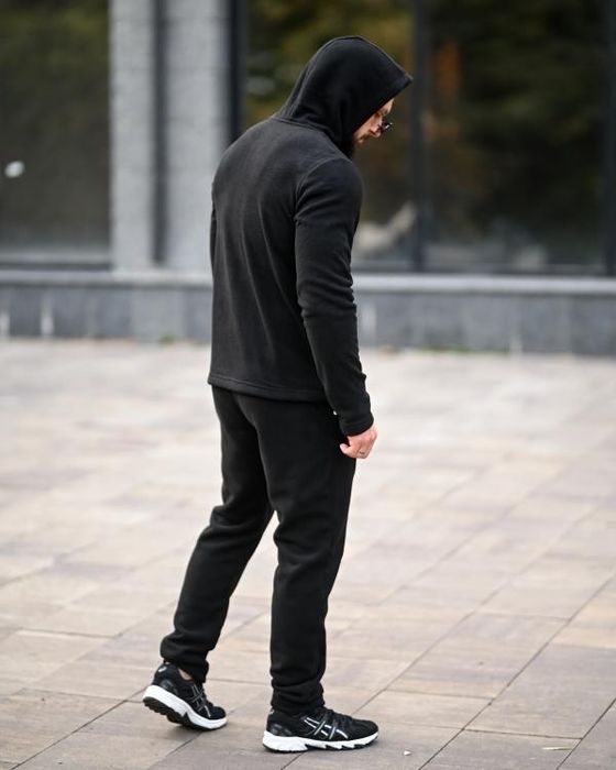 Зимній флісовий спортивний костюм ARCTIKA чорний/спортивний костюм