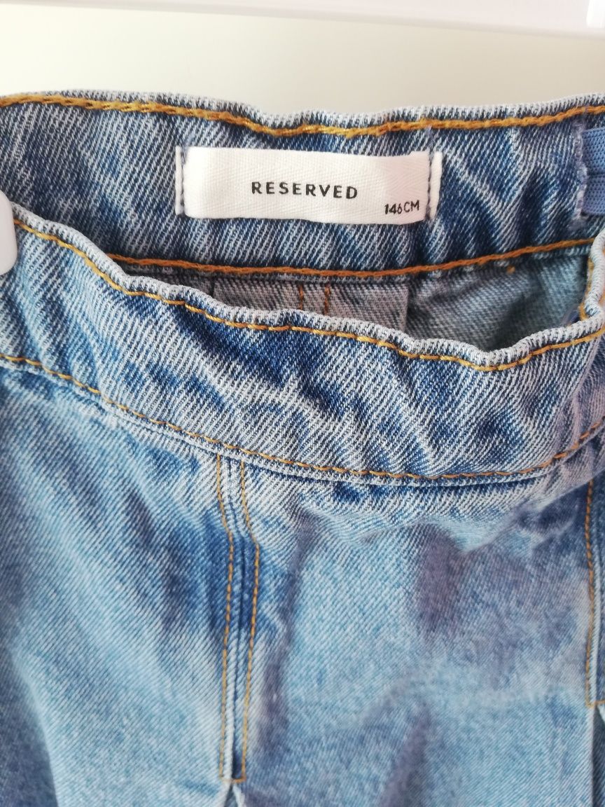 Spódnica jeansowa Reserved, rozm. 146