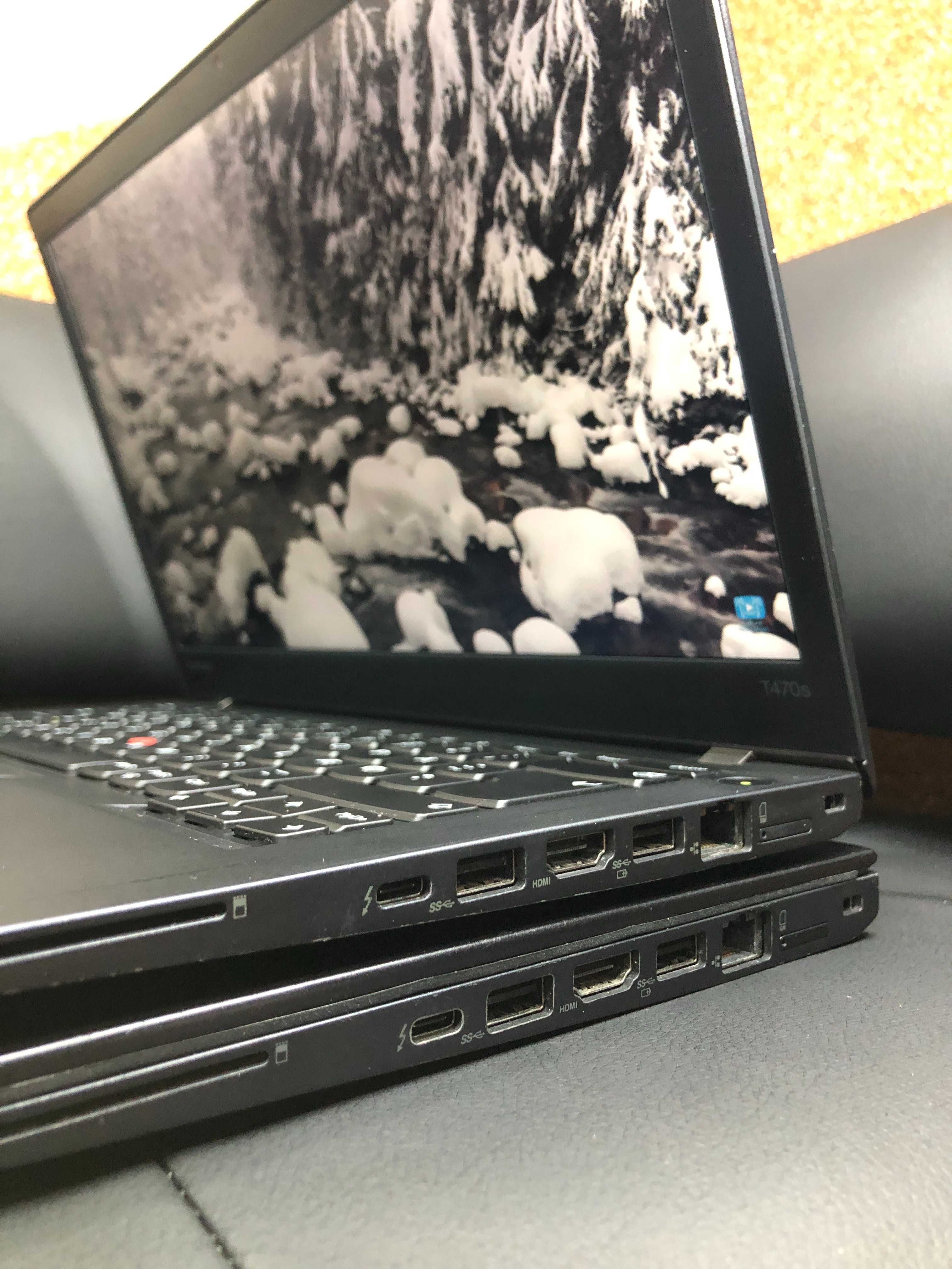 Ноутбук Lenovo ThinkPad T470s/14.0"FHD/i7-7/16GB/512GB/Гарантія/ОПТ