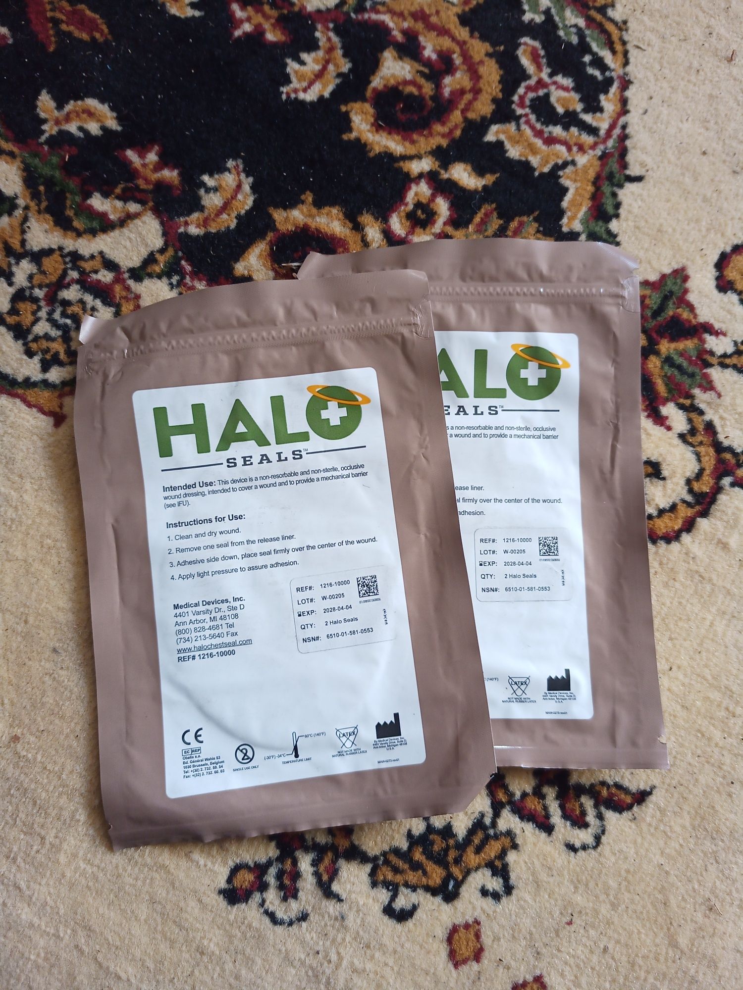 Гемостатичний бинт QuikClot Combat Gauze XL / 2шт (300)