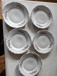 talerzyki deserowe porcelana Bogucice