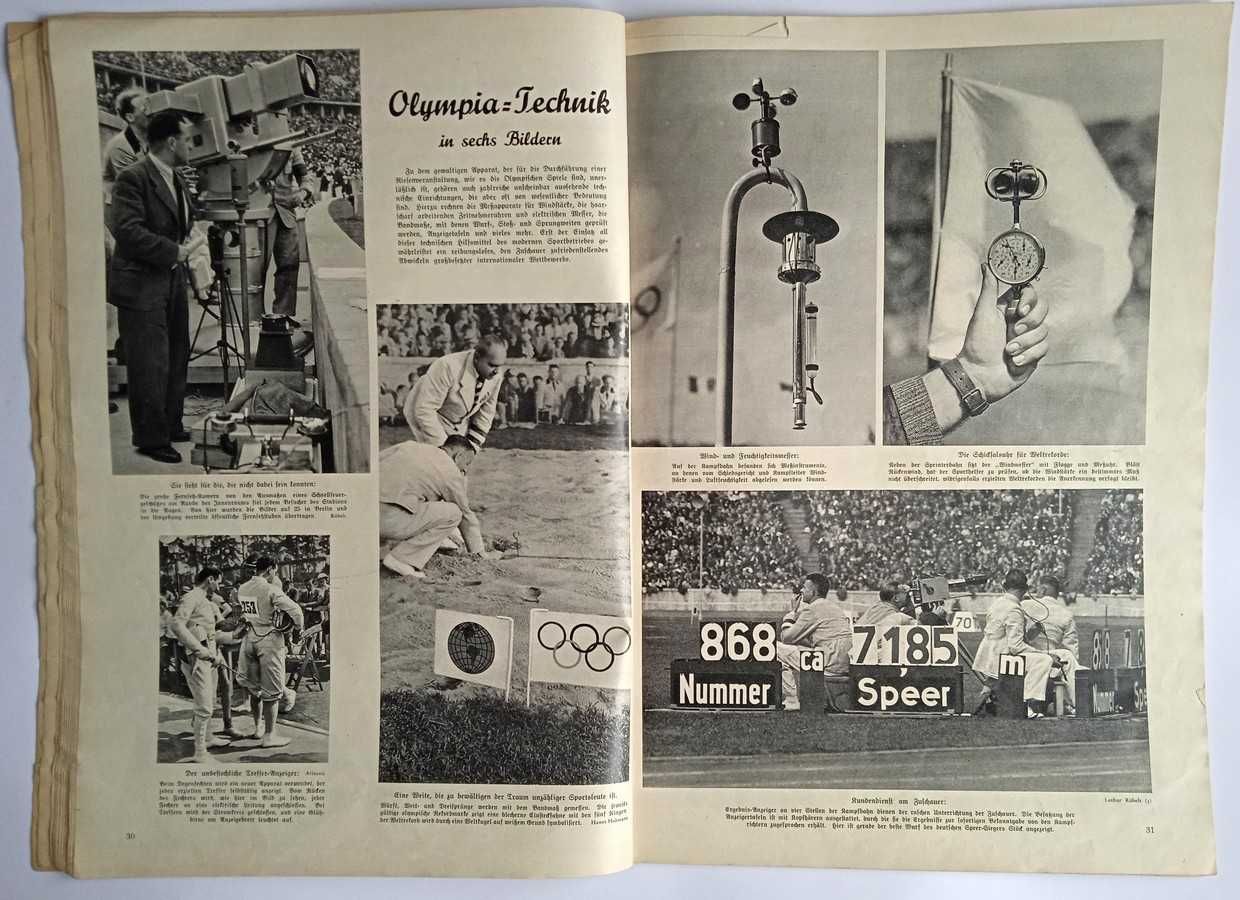 Олімпійські ігри 1936 у Берліні. Берлінер Ілюстрірте Цайтунг