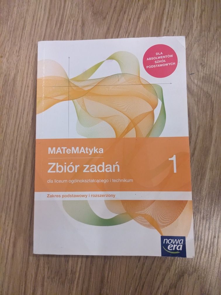 ZESTAW Matematyka 1 zakres podstawowy i rozszerzony PODRĘCZNIK+ ZBIÓR