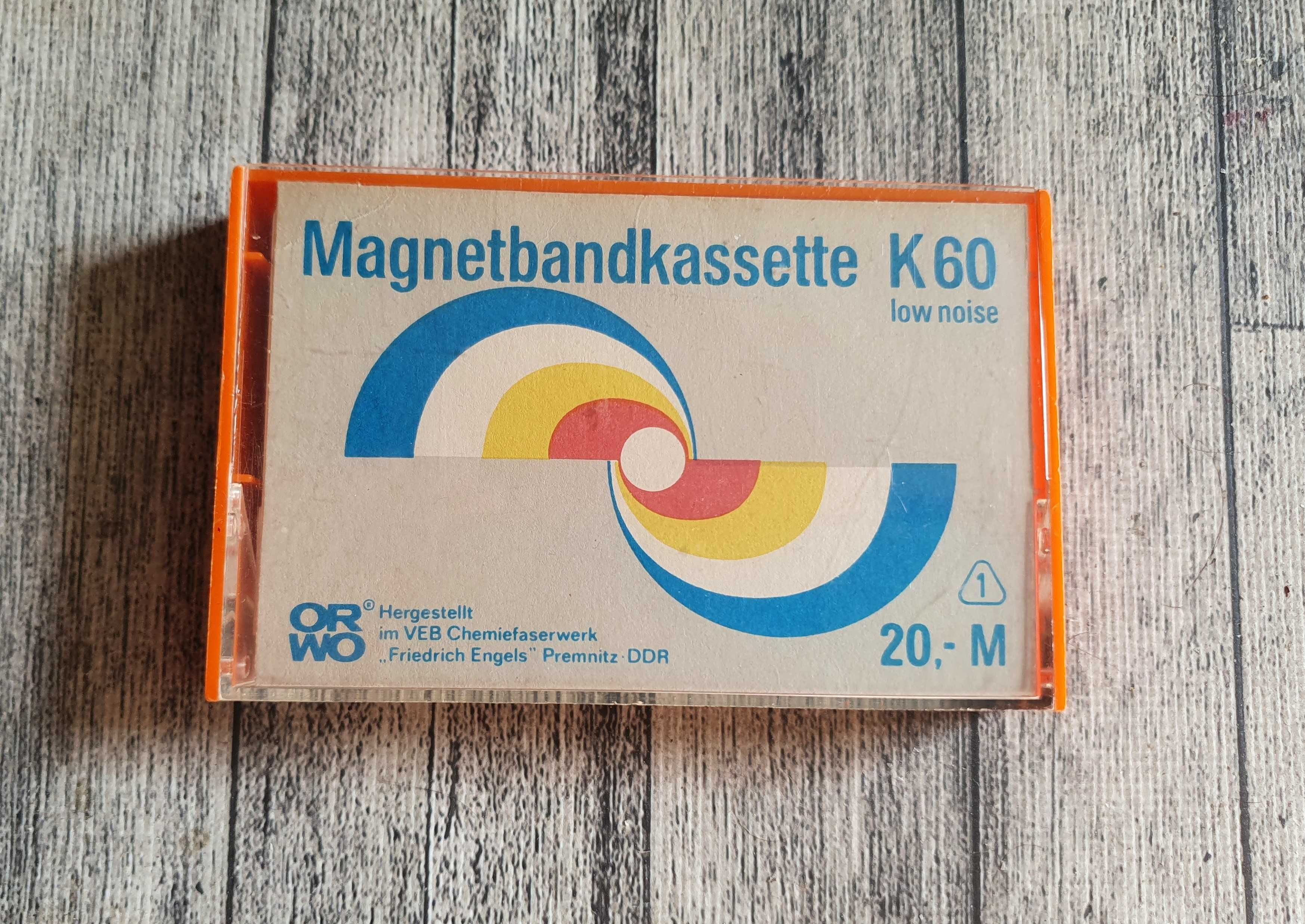Kaseta Magnetofonowa ORWO Magnetbandkassette K60 Low Noise