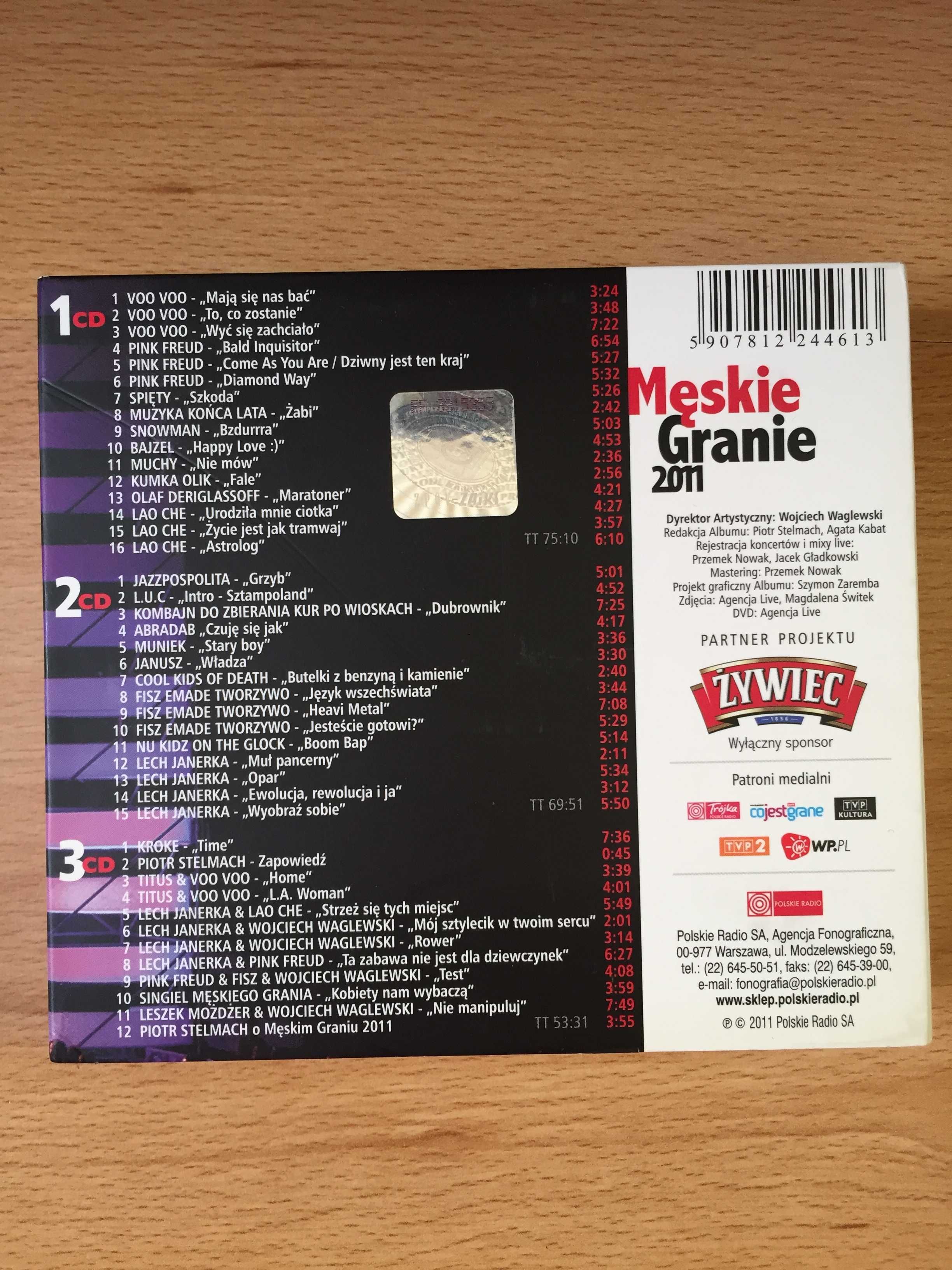 Męskie Granie 2011 3CD+DVD Voo Voo Lech Janerka Cool Kids Of Death