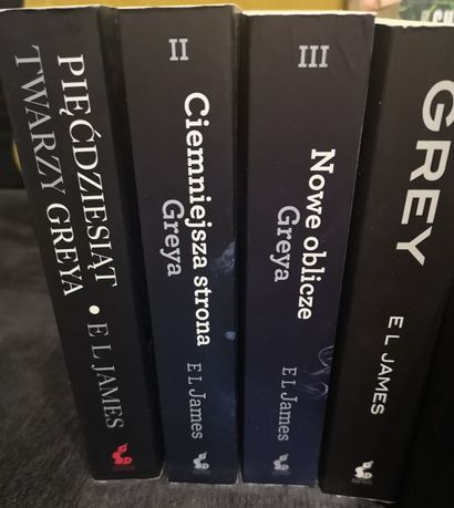 E L James / Pięćdziesiąt twarzy (4 tomy)