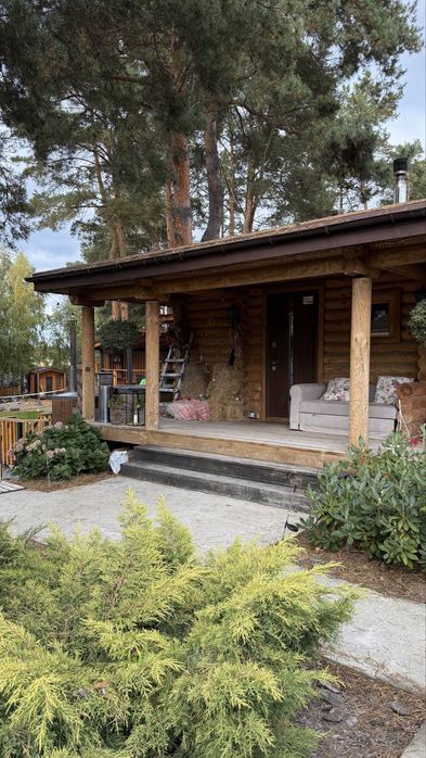 Подобова оренда будинку Зруб з банькою  та чаном