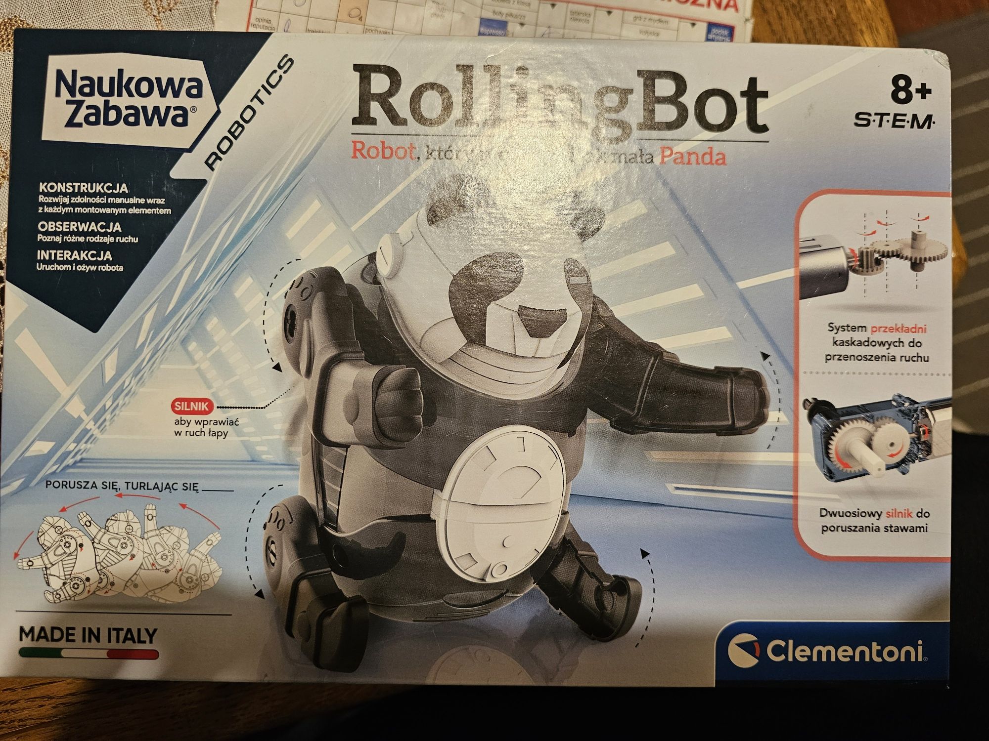 Zabawka robót panda RollingBot