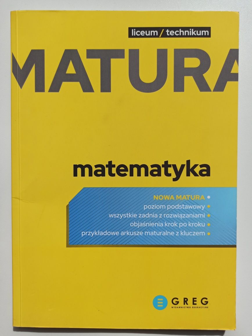 NOWY zbiór matura matematyka Greg