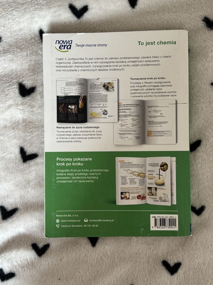 podręcznik do chemii “ to jest chemia” klasa 2 liceum i technikum,