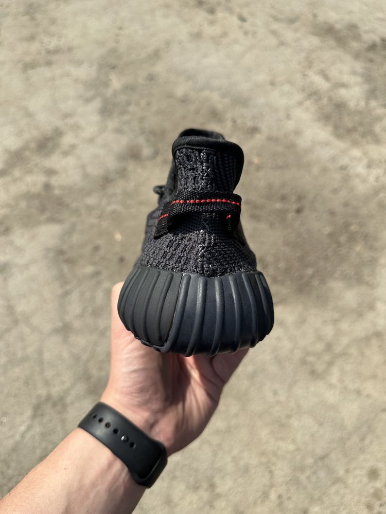 Кросівки Adidas Yeezy Boost 350 v2 Black Reflective Laces (39,42)