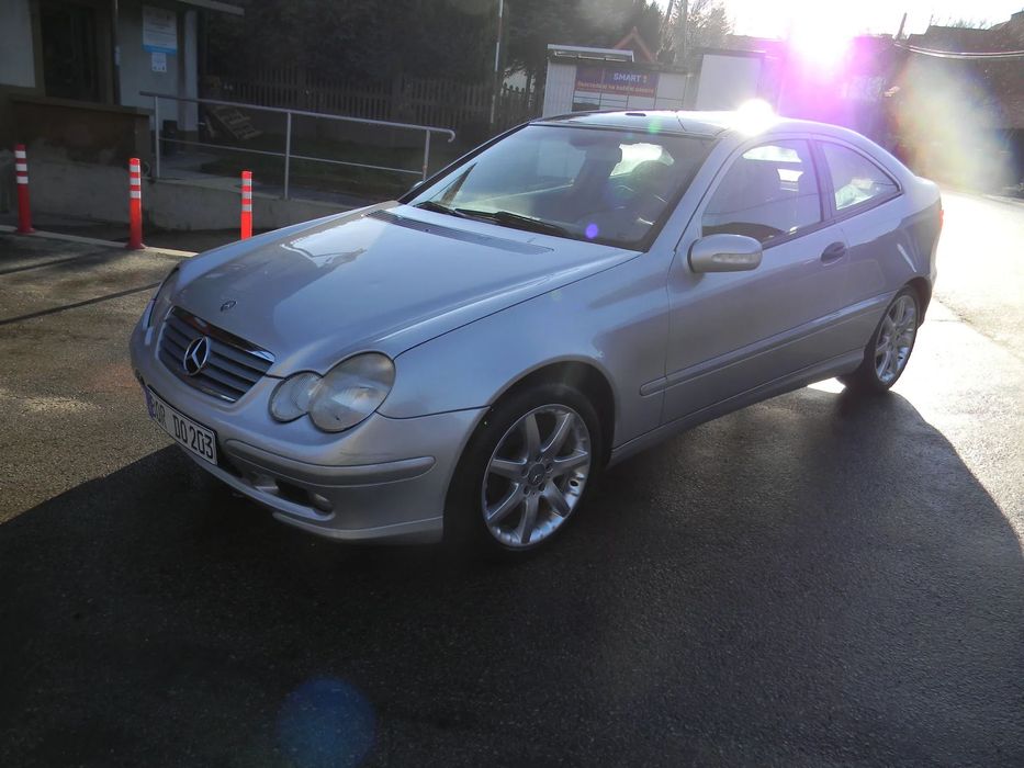 Mercedes-Benz Klasa C 2,2CDI-Kompresor Cupe Super Stan Książka Serwisowa-Sprowadzony