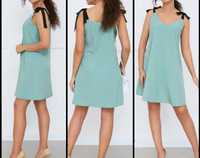 Літня сукня світлого оливкового кольору розмір 46-48