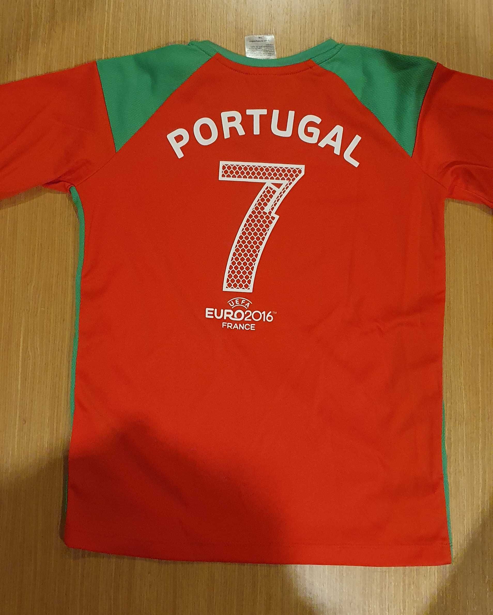 Camisola Oficial Criança Portugal Euro 2016 9/10Y