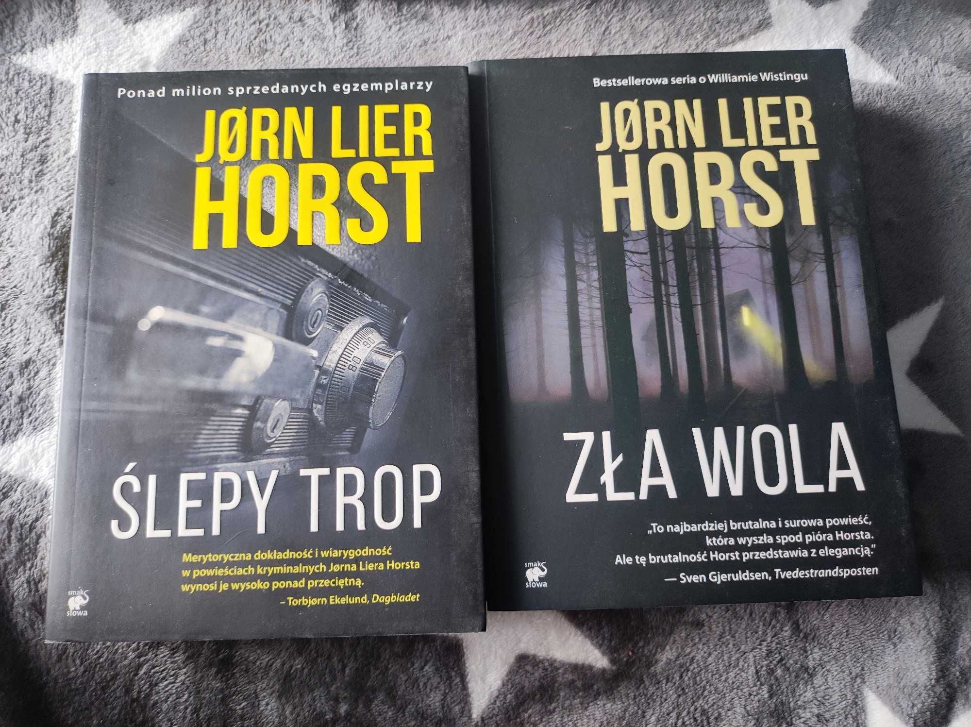 Jorn Lier Horst - zestaw książek Zła Wola oraz Ślepy Trop