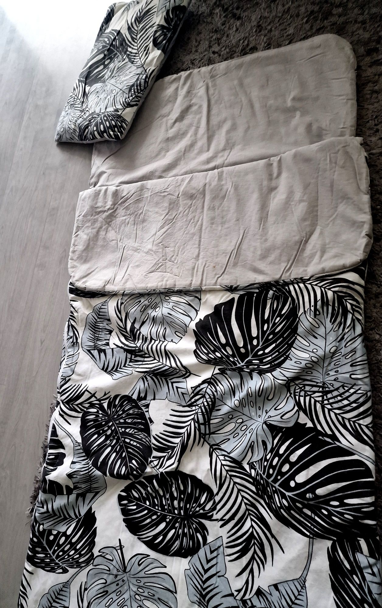 Śpiwór dziecięcy z poduszką 132x68 cm, unisex, handmade