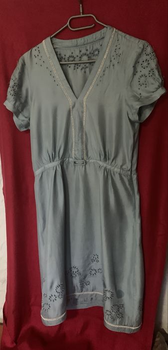 Jedwabna sukienka 100% silk – rozmiar 38