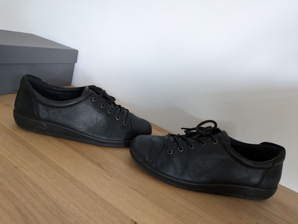 ECCO Soft 2.0 - Niskie skórzane trampki kobiety
