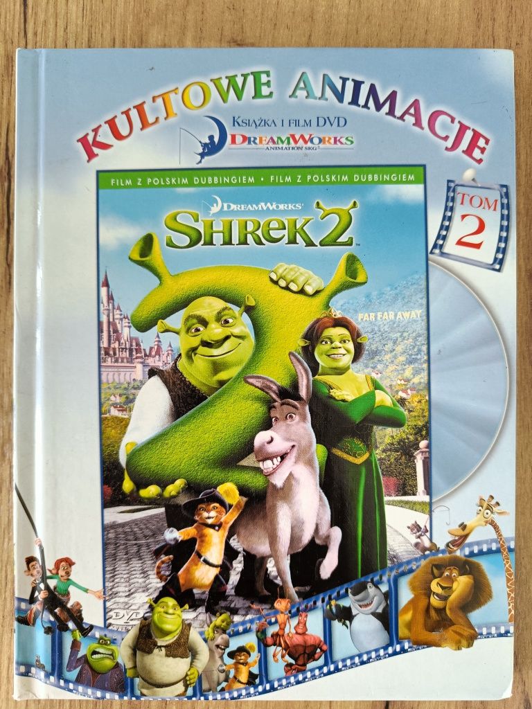 Shrek, Kultowe Animacje, tom 2, książka i film DVD