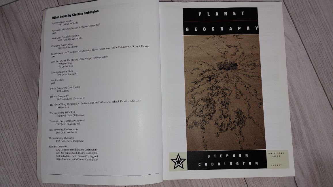 Planet Geography, S. Codrington, 6th Edition, kurs IB