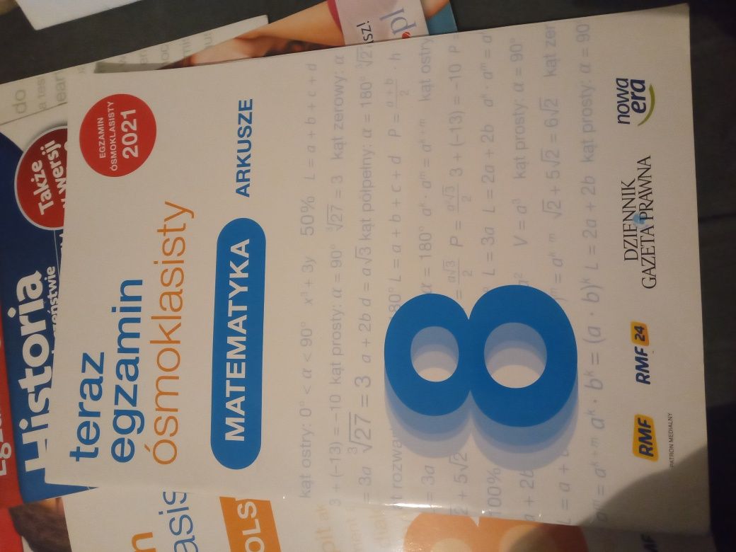 Testy egzamin ośmoklasisty język angielski zapisane