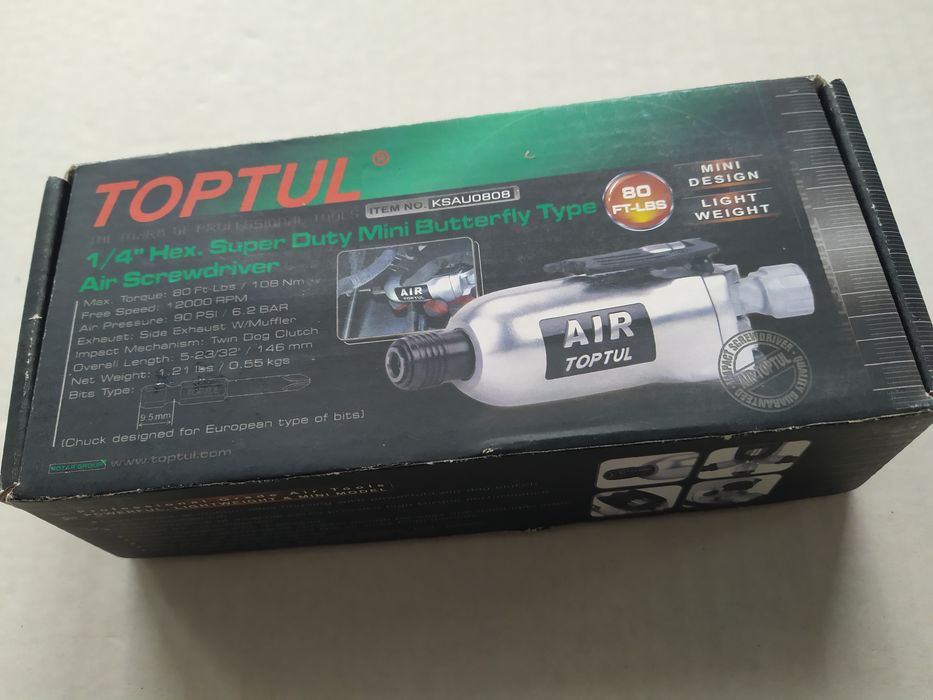 Шуруповерт пневматический TOPTUL KSAU0808