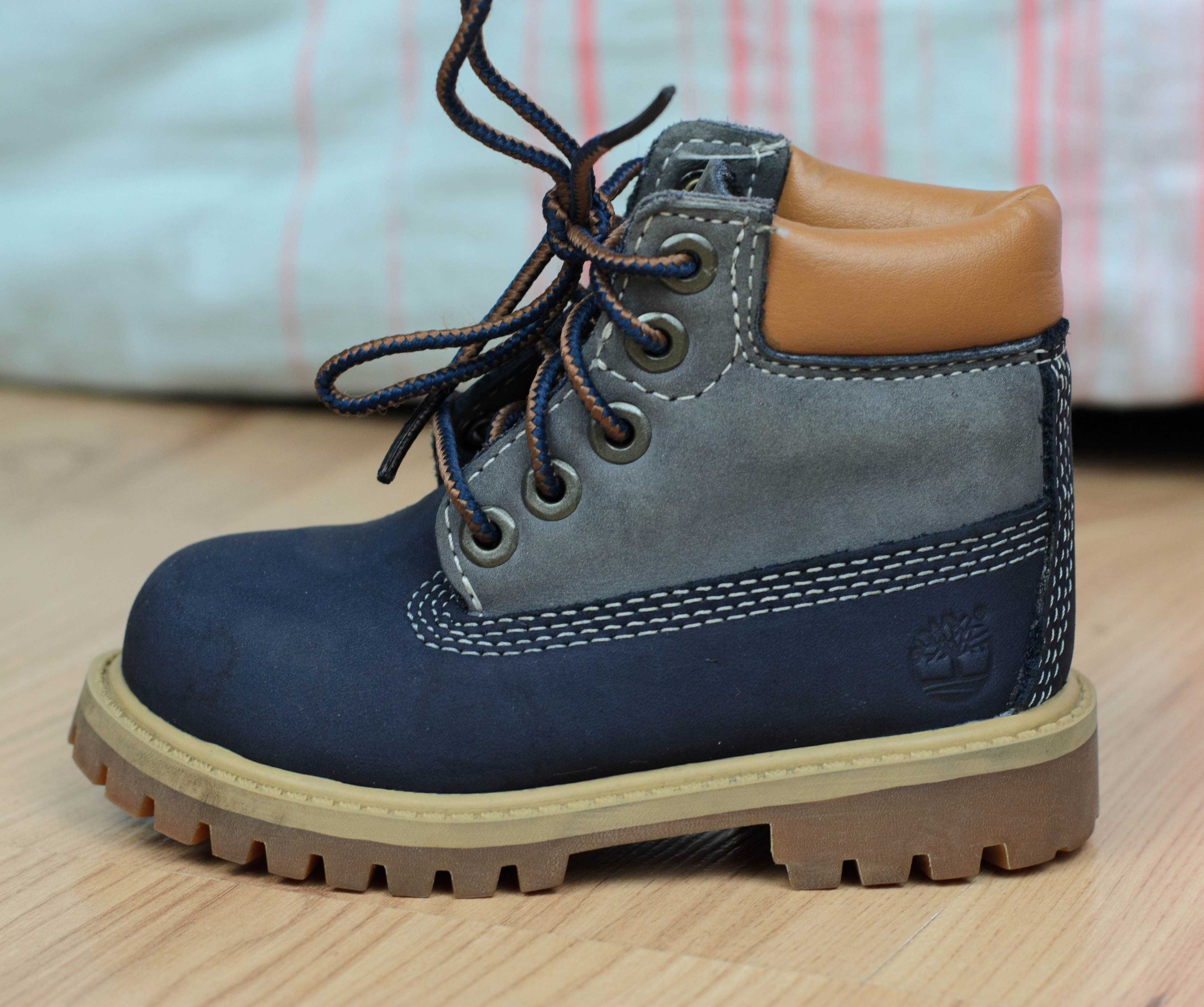 Зимние ботинки детские Timberland 6-Inch Premium WP Оригинал 22р 14 см