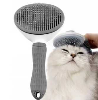 Szczotka do sierści dla psa kota samoczyszcząca
