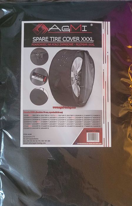 Pokrowiec na koło zapasowe zapasowe