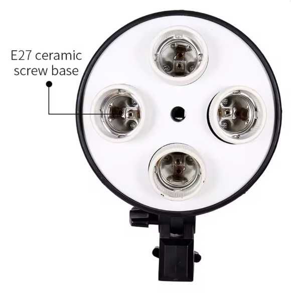 Софтбокс 50х70 Тримачі, LED лампи. Комплект студійного освітлення.