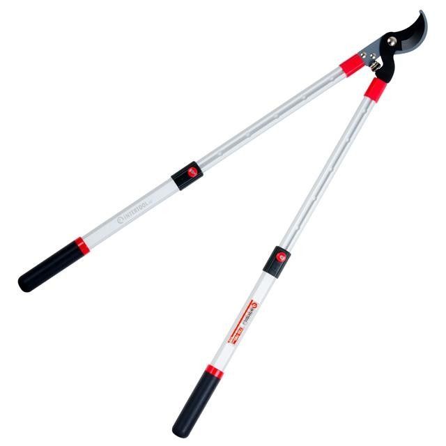 Сучкоріз для обрізання гілок з телескоп. ручками INTERTOOL FT-1115