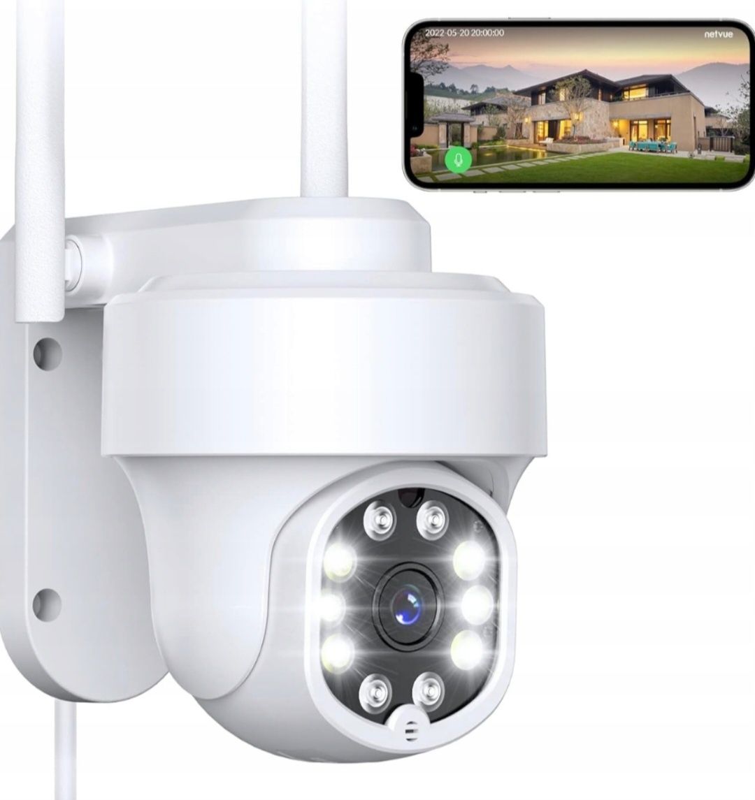 Zewnętrzna obrotowa kamera NETVUE SENTRY 3 WIFI
