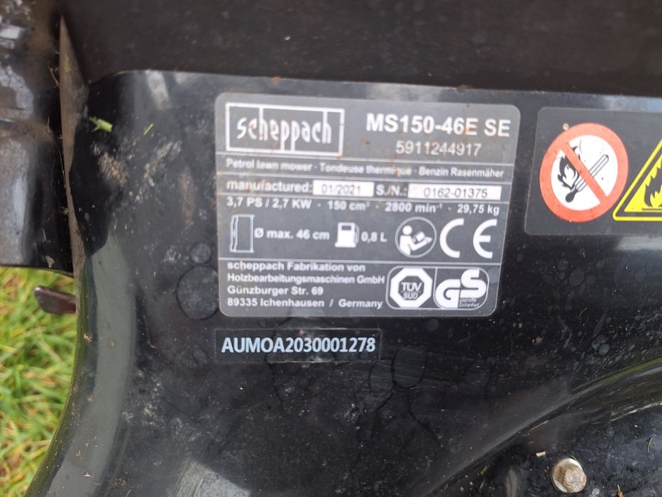 Kosiarka spalinowa z napedem