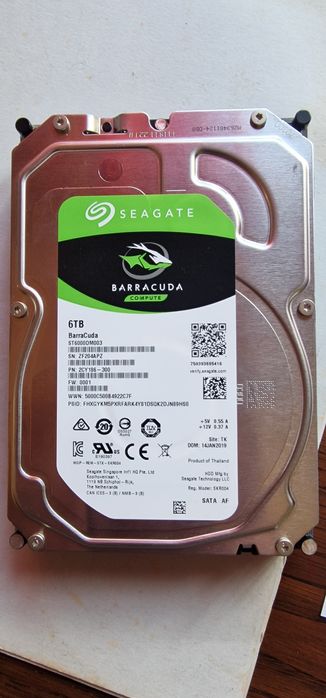 Disco interno Seagate Barracuda 6TB
