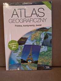 Atlas geograficzny. Polska, kontynenty, świat