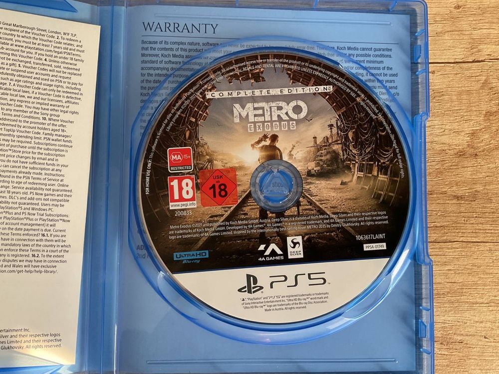 Metro Exodus PS5 (гра)