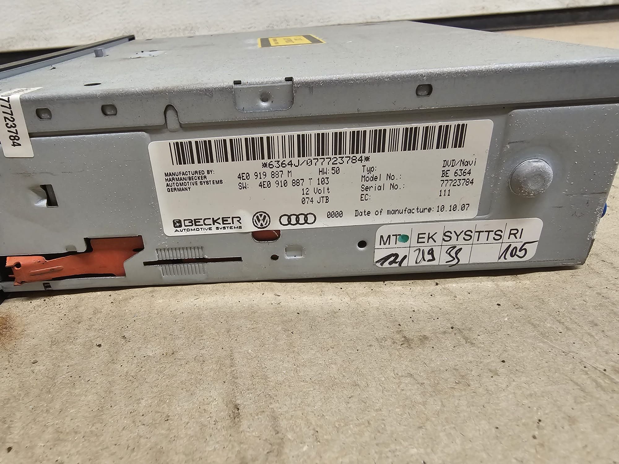 Napęd DVD audi a6 c6 q7 4l a4 b8