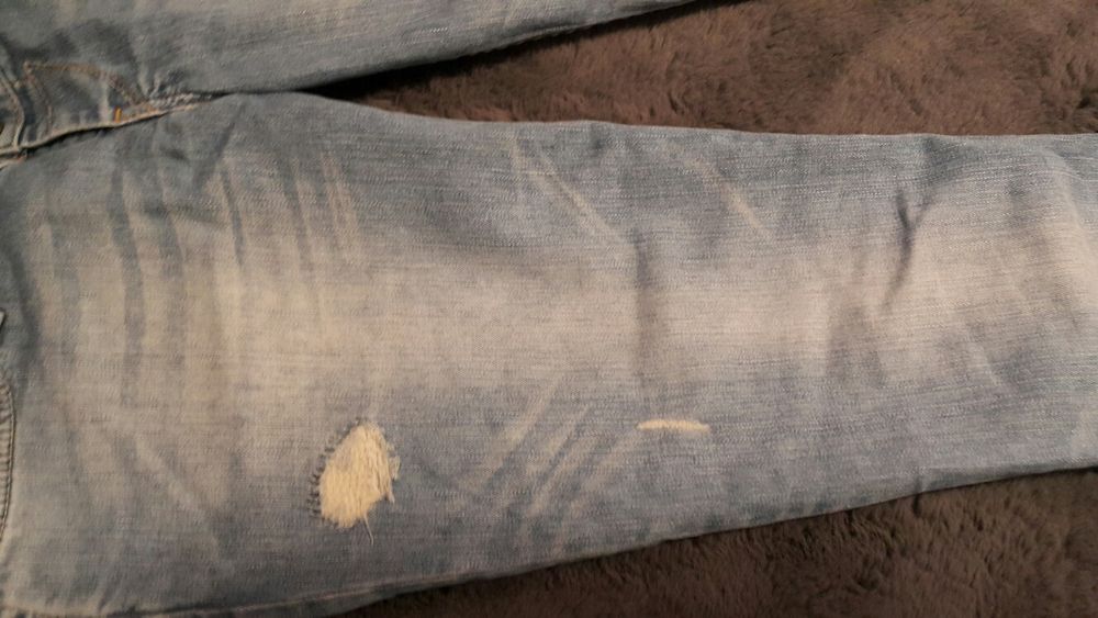 Jeansy ciążowe HM Mama 40 miękki jeans