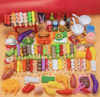 Набір дитячої іграшкової їжі продуктів овочі фрукти супермаркет овощи