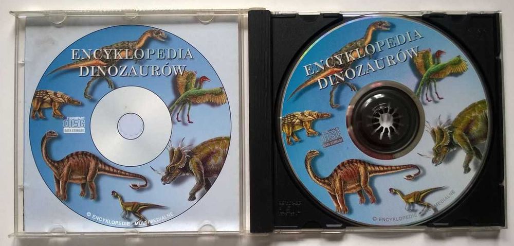 CD Multimedialna Encyklopedia Dinozaurów PL PC WARTO