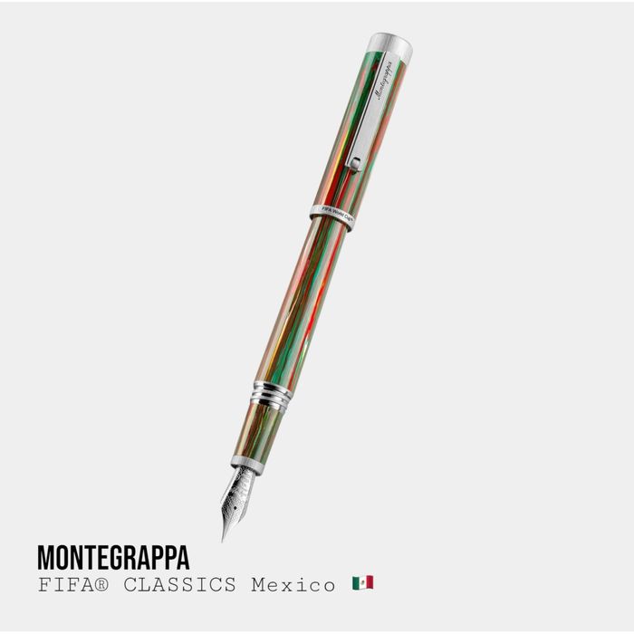 Пір’яна Ручка Montegrappa FIFA Mexico | Ліміт 100 шт | 14K золоте перо