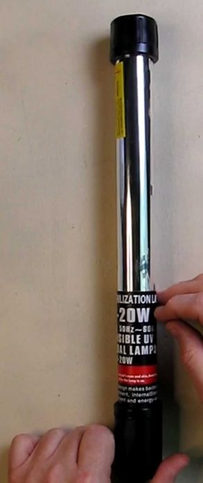 Esterilizador Portátil Germicida de Luz Ultravioleta UVC