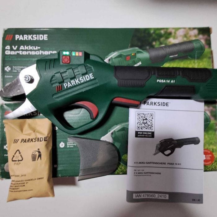 Секатор акумуляторний Parkside.