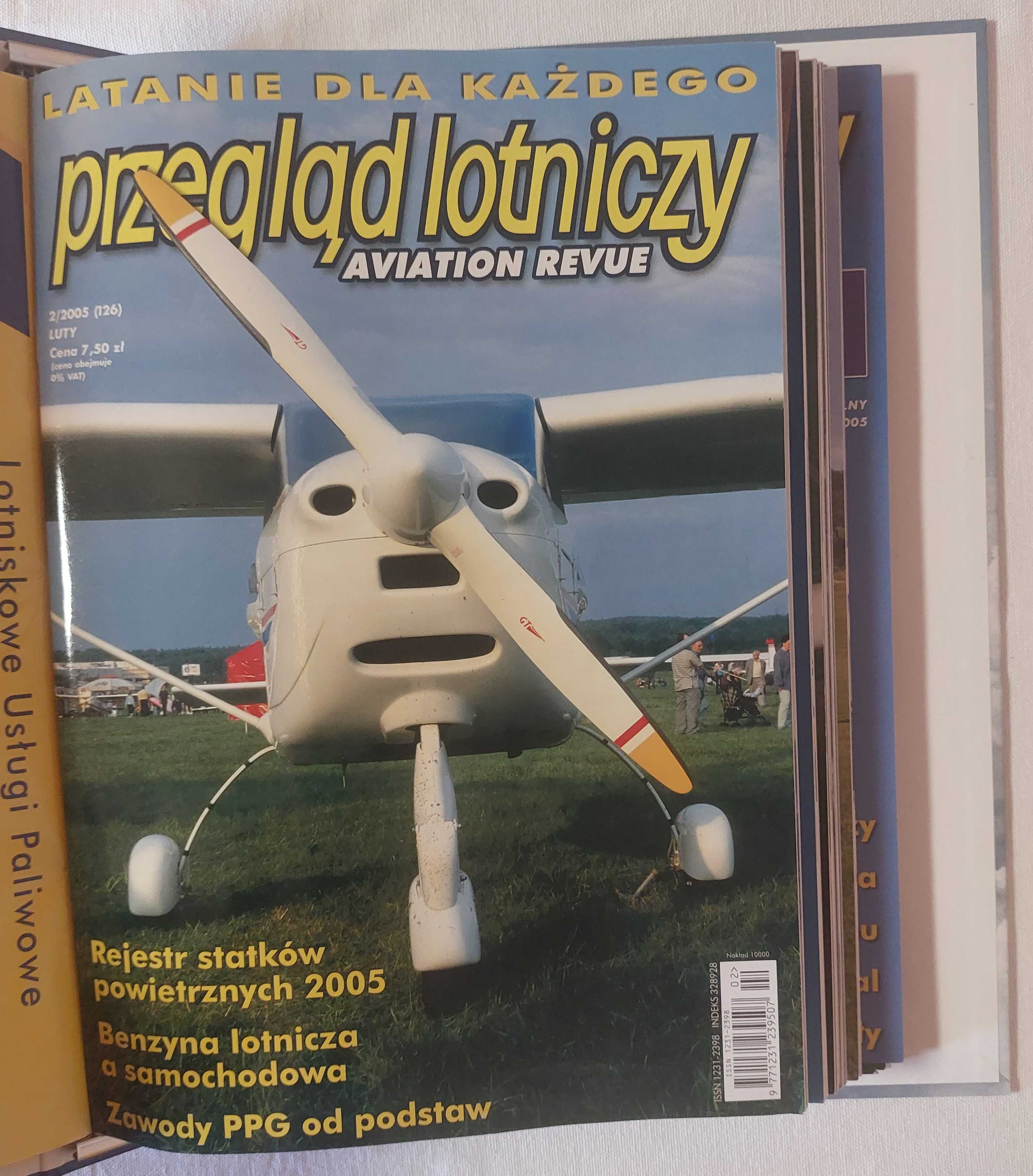 Przegląd Lotniczy PLAR cały rocznik 2005 w segregatorze PLAR