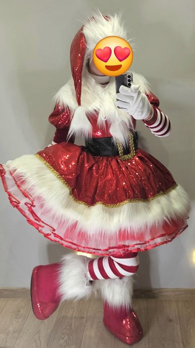 Strój kostium Elf pomocnica Mikołajq