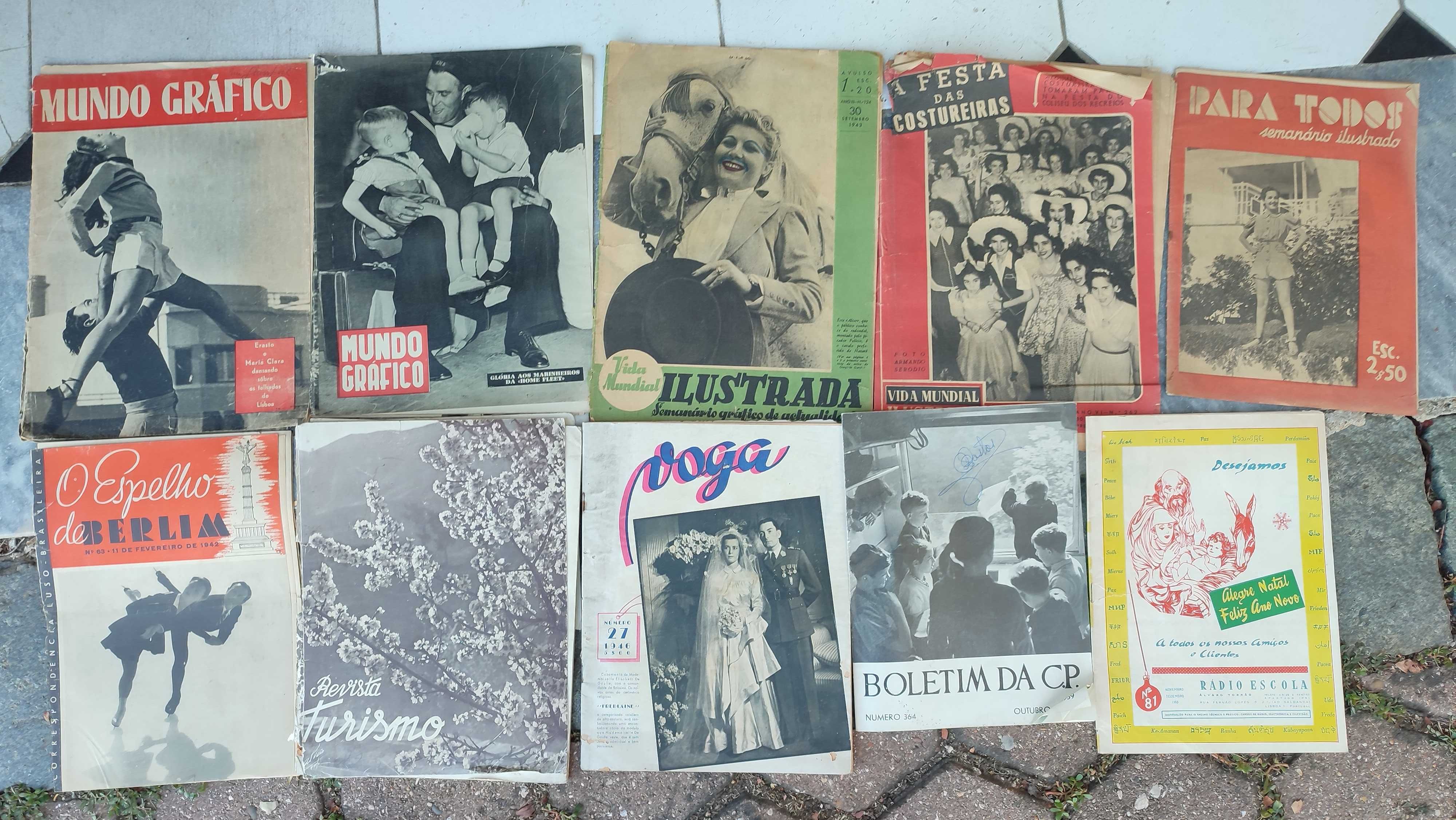 Lote 39 Revistas antigas Anos 40 e 50
